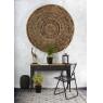 Round pulut rattan decor