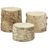 Birch wood round