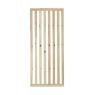 Pine wood floor screen
