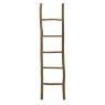 Rustic pine wood decorative ladder