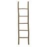 Rustic pine wood decorative ladder