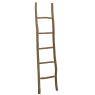 Rustic pine wood decorative ladder