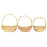 White willow baskets with handle