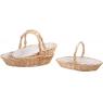 White willow baskets with handle
