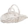 Split willow basket with handle