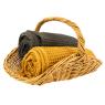 Fruit basket in natural rattan