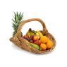 Fruit basket in natural rattan