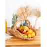 Fruit basket in natural rattan