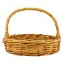 Fruit basket in natural rattan