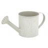 Lacquered embossed metal watering can