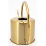 Watering can in golden metal