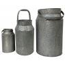 Heavy zinc milk churn