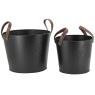 Buckets in metal 