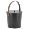 Ash bucket in metal