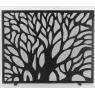 Fire screen in metal