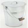 Galvanized metal bucket