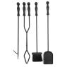 Serviteur de cheminée 4 accessoires.