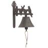 Cast iron wall bell