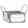 Mini corbeille métal laqué olive - Plaisir -