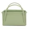 Mini corbeille métal laqué olive - Plaisir -
