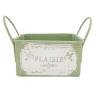 Mini corbeille métal laqué olive - Plaisir -