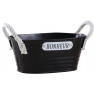 Lacquered metal baskets