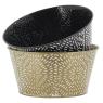 Round metal baskets