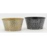Round metal baskets