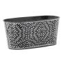 Oval metal baskets 