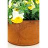 Round metal basket