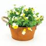 Round metal basket