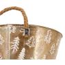 Round basket in metal