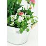 Zinc flower planter