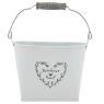 Lacquered metal basket Bonheur