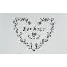 Lacquered metal basket Bonheur