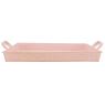 Plateau en métal rose