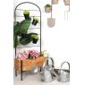 Arche de jardin en métal et bois