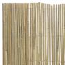 Split bamboo fence 
