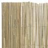 Split bamboo fence 