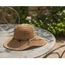 Paper rope woman hat