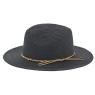 Men hat in paper braid