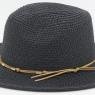 Men hat in paper braid