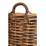 Grey pulut rattan pot covers