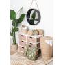 Cache-pot en rotin blanc