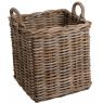 Grey pulut rattan pot covers