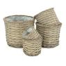 Grey willow pot holders