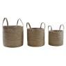 Cache-pot en jute et coton