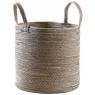 Cache-pot en jute et coton