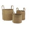 Natural rush flower pot covers