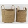 Natural rush flower pot covers